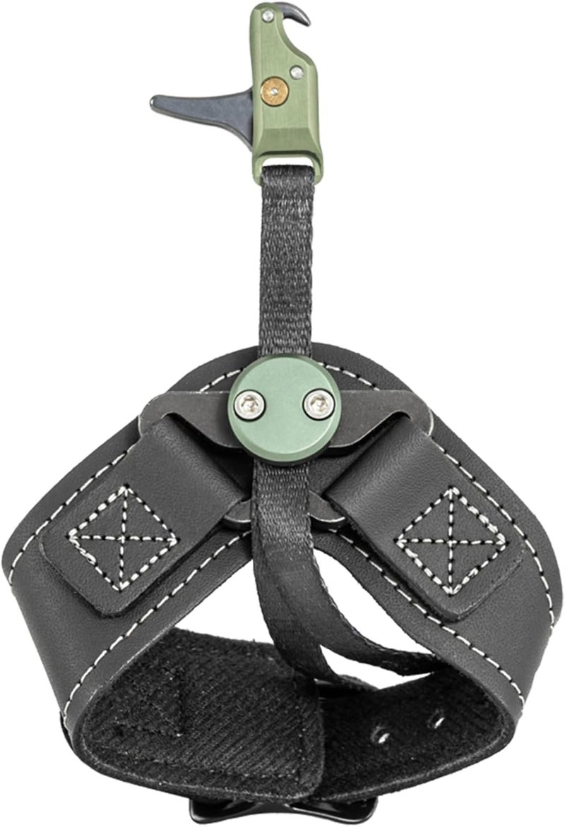 Stan SoleX Index Finger Archery Bowhunting Release - Buckle Wrist Strap Open Hook Trigger Aid with Single-Sear Design, Adjustable Length, Travel & Tension - Image 1